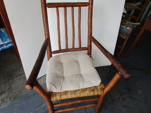 lot 8 image: Primitive Arm Chair