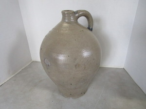 lot 53 image: Stoneware Salt Glaze Jug, Antique