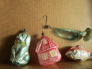Antique Christmas Ornaments, Four