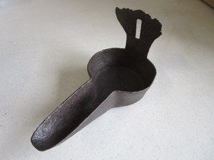lot 67 image: Antique Betty Lamp