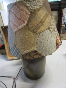 lot 77 image: Stoneware Based Lamp