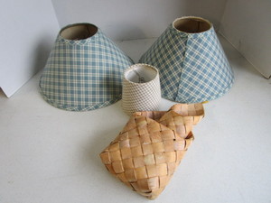 lot 99 image: Lamp Shades, Baskets