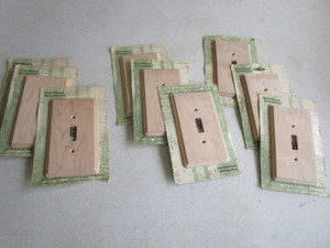 lot 130 image: No. Hard Maple Plate Covers