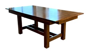 lot 8 image: Solid Wood Dining Table