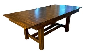 lot 8 image: Solid Wood Dining Table