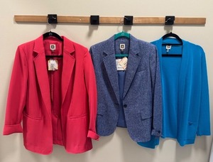 lot 116 image: Set of 2 Anne Klein Womens Blazers and Cardigan Sweater