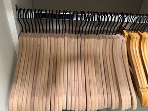 lot 126 image: Collection of  Wooden Clothes Hangers