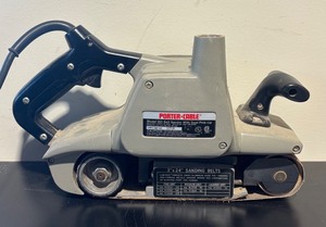 lot 153R image: G - Porter-Cable Model 360 Belt Sander with Dust Pick-Up
