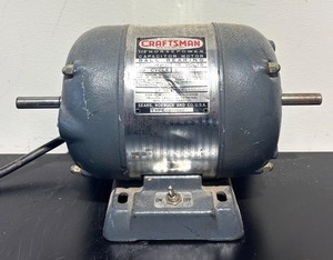 lot 205R image: G - Craftsman 12 HP Capacitor Motor Model 115 6963 Ball Bearing