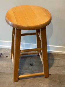 lot 146 image: LL - Wooden Counter Stool