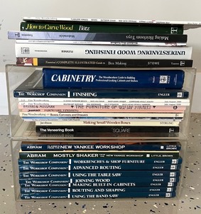 lot 221 image: Collection of Woodworking Books and Magazines