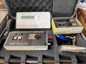 lot 15 image: Keithley 35050A&nbspTriad TnT Dosimeter&nbspkVp Module with Divider  Accurate Radiation Monitoring with Digital Display  Great Condition
