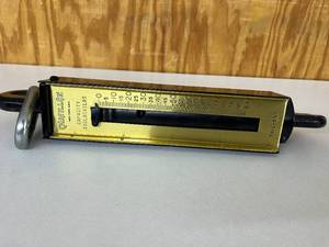 lot 67 image: Chatillon Type-130 Iron Clad Mechanical Hanging Spring Scale - Recessed Pointer for Protection and Embossed Numbers for Easy Readability - Great Condition