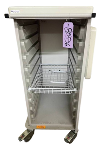 lot 10 image: Innerspace M3250TT Multi-Rack Emergency Supply Cart  Wire Baskets for Flexible Storage  Durable Build Ideal for Medical, Lab, or Facility Use  Smooth Mobility & Efficient Organization - Good Condition