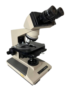 lot 12 image: MSRP $2,200 Olympus BH-2 BHTU Power Microscope  Binocular Head & Brightfield Illumination With 2 Objectives  Great Condition