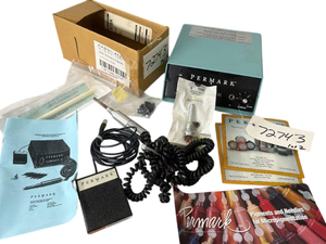 lot 20 image: Permark MicroENHANCER UL Medical Grade Tattoo Gun Tattooing Pen Instrument Kit - Accommodates all Permark Needles and Pigment Shades, Maximum Comfort and Function - Great Condition