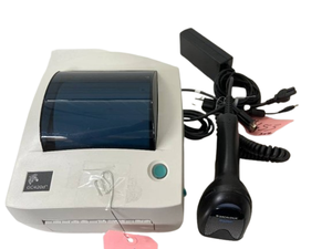 lot 29 image: Zebra GC420d Label Printer and Datalogic Gryphon Barcode Scanner - Great Condition