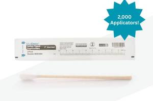 lot 111 image: 1 Case (2000 per case) NEW MediChoice WOD1004 6 General Purpose Sterile Cotton-Tipped Applicators Wood Shaft - I love these So many uses 