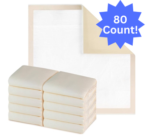 lot 99 image: 1 Case (80 each) NEW Halyard 48823 30 x 30 Disposable Underpads Chux Chucks Pads - Beige 