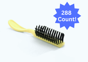 lot 82 image: 1 Case (288 count) NEW MediChoice PC3000 Latex-Free Adult Hair Brush - Ivory