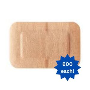 lot 107 image: 1 Case (600 each) NEW MediChoice ABN3235 2 x 3 12 Fabric Adhesive Bandage