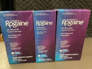 lot 16 image: Womens Rogaine 5% Minoxidil Hair Regrowth Treatment - 10 Month Supply