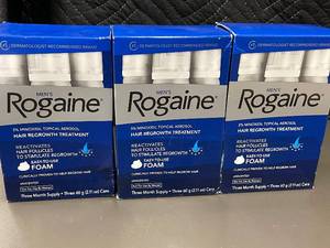 lot 17 image: Mens Rogaine Hair Regrowth Treatment 9-Month Supply