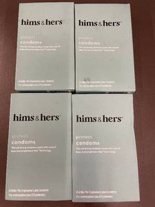lot 19 image: hims & hers Protect Condoms - Set of 32 Latex Condoms