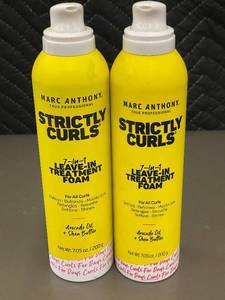 lot 41 image: Marc Anthony Strictly Curls 7-in-1 Leave-in Treatment Foam - 2 Pack