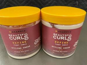 lot 261 image: Alaffia Beautiful Curls Define Tight Curls Styling Cream, Set of 2
