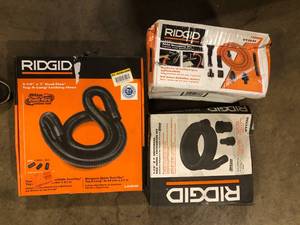 lot 64 image: Lot of Assorted Ridgid Hoses Various Models and Conditions Customer Returns See Pictures