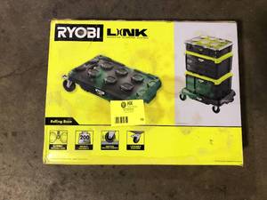 lot 15 image: RYOBI LINK Modular Dolly Multi-Purpose Rolling Base  Customer Returns See Pictures