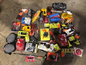 lot 36 image: Lot of Assorted Tools and Hardware Various Models and Conditions  Customer Returns See Pictures