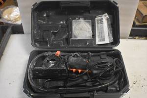 lot 34 image: WEN 36704 4.2-Amp 3-38-Inch Plunge Cut Compact Circular Saw with Laser, Carrying Case, and Three Blades