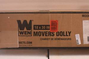 lot 54 image: WEN 721830 1320-Pound Capacity 18-by-30-Inch Hardwood Movers Dolly, 2-Pack