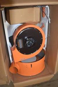 lot 69 image: WEN DC1300 1,300 CFM 14-Amp 5-Micron Woodworking Dust Collector with 50-Gallon Collection Bag and Mobile Base