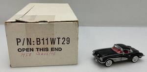 lot 10 image: Franklin Mint Miniature Die Cast 1958 Corvette In Original Box