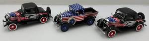 lot 15 image: Miniature Die Cast Patriotic Cars (In Original Boxes)