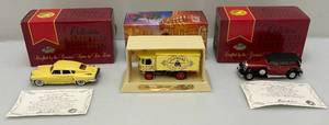 lot 19 image: Two Limited Edition Miniature MACTHBOX Die Cast Cars (NIB)
