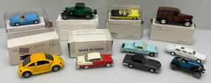 lot 22 image: Misc. Die Cast Miniature Cars Including VW Beetle, Chevy & More (NIB)