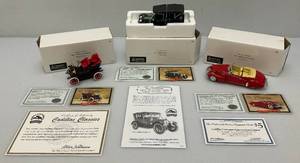 lot 24 image: National Motor Museum Mint Miniature Die Cast Cadillac Classics Cars (NIB)