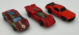 lot 39 image: Three 1960s - 70s REDLINE Sizzlers Including Mustang & More