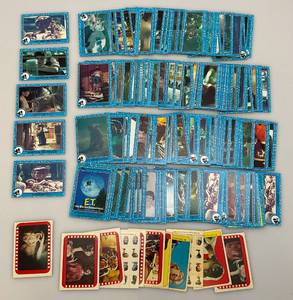 lot 65 image: 1982 Unsorted E.T. Trading Cards