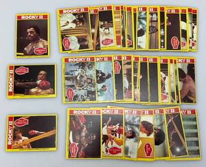 lot 69 image: 1979 ROCKY II Trading Cards