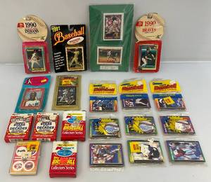 lot 74 image: Vintage Misc. Factory Sealed Sports Card Sets