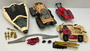 lot 80 image: Misc. Vintage GI Joe Vehicles (Missing Parts)