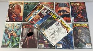 lot 94 image: Misc. Comics Including Athena & More (Bagged And Carded)