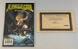lot 107 image: Jungle Girl Limited Edition  Season 2 #1 Foil Edition 1210 With COA