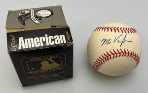 lot 115 image: MO VAUGHN Autographed Official Baseball In Original Box