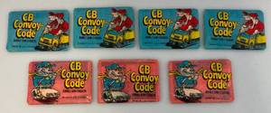 lot 118 image: 1978 DONRUSS CB Convoy Code Wax Packs Sealed